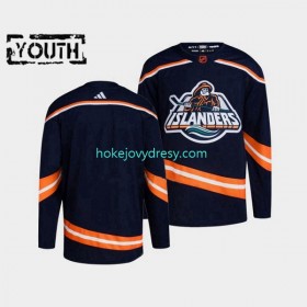 Dětské Hokejový Dres New York Islanders Blank Adidas 2022-2023 Reverse Retro Námořnictvo Authentic